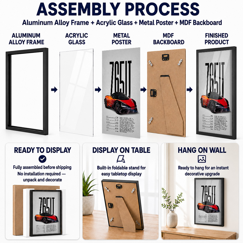United Kingdom 765LT Car Frame - Car Mirror ulasan dan harga